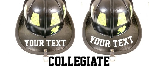 Custom firefighter helmet - firefighter,