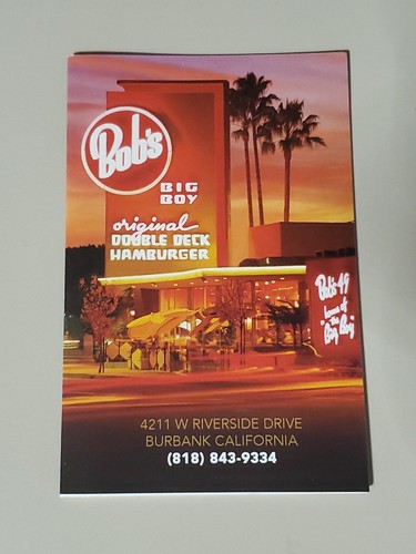 Bob big boy resturant - bob's,